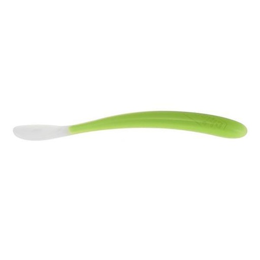 [8058664031801] Cuchara Soft Silicona 6+ Verde Chicco