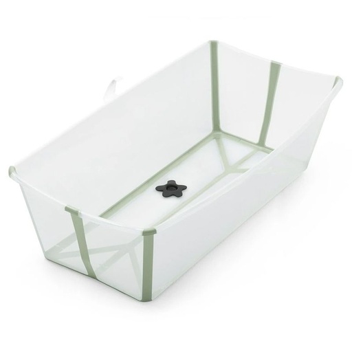 [7040355359043] Flexibath XL - Transparente/verde Stokke