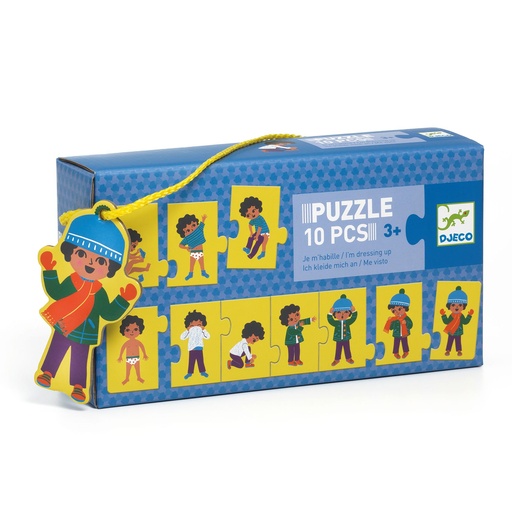 [DJ08188] Puzzle frise I'm dressing up Djeco