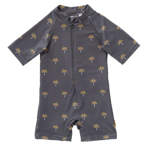 [SW002-48-110] Swim UV Suit Palmtree Steel Gray 5-6Y Fresk