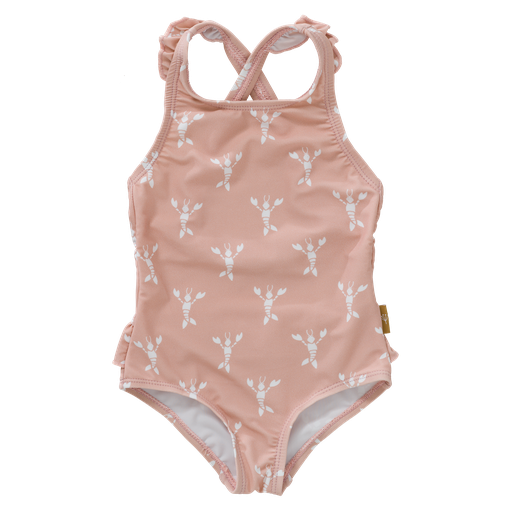 [SW040-04-122] Swim UV Tanksuit girls Lobster Cameo Rose 7-8Y Fresk