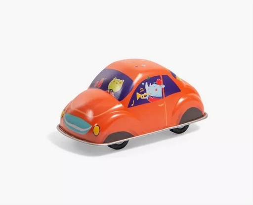 [720398] Orange Friction Car Les Jouets Métal Moulin Roty