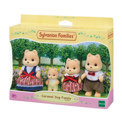 [5459] Caramel Dog Family Sylvanian Families