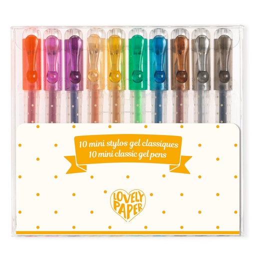 [DD03785] 10 Mini Gel Pens Classic Djeco