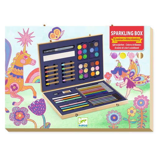 [DJ09797] Sparkling box of colours Djeco