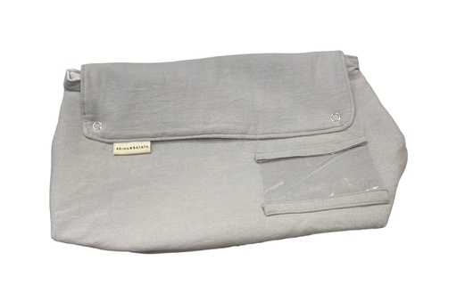 [RB55] Bolso primera muda gris Reina Batata