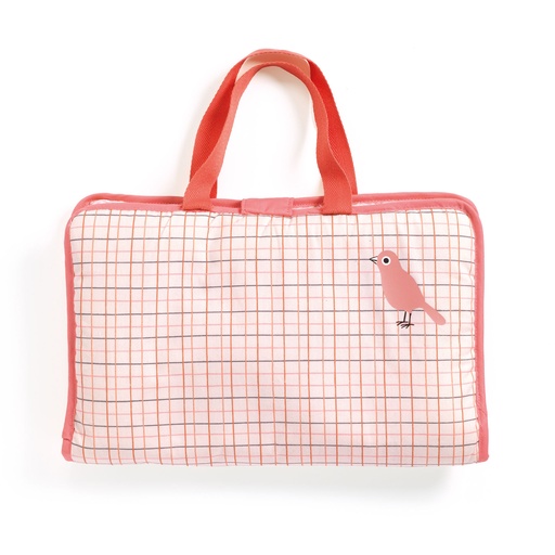 [DJ07850] Changing Bag - Changing Bag Pink Peak
 Pomea Djeco