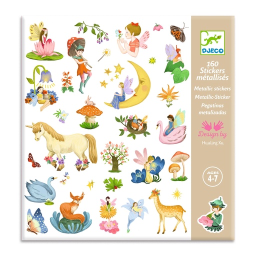 [DJ09279] Stickers Textures - Fantasy - Fsc Mix Djeco