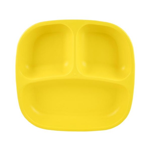 [RE80114] Plato C/Divisiones - Yellow 18 cm Re-Play