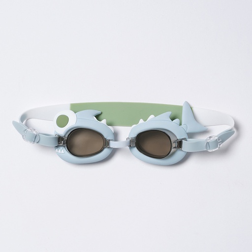 [9339296061527] Lentes De Natación (3-9Y) - Shark Tribe Khaki  Sunnylife