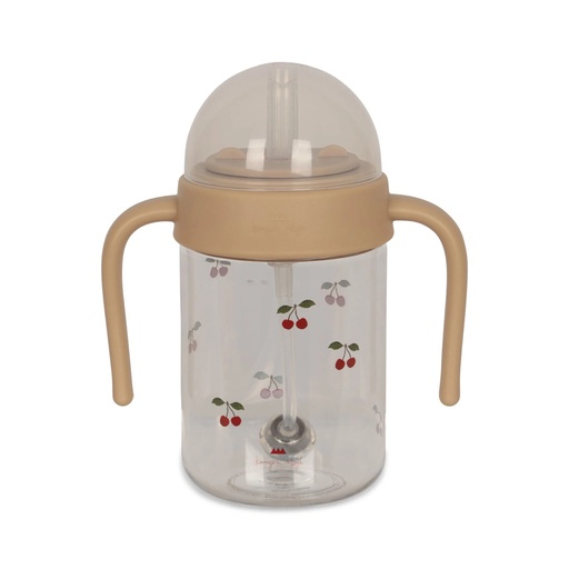 [KS5881-CH] Baby Bottle With Handle - Cherry Konges Sløjd Sløjd