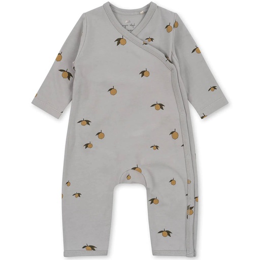 [KS5898-LE01] Basic Newborn Onesie Gots - Lemon Harbor 0-1M Konges Sløjd