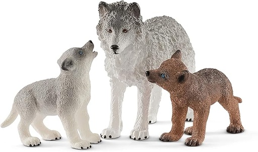 [42472] Mother Wolf With Pups Schleich