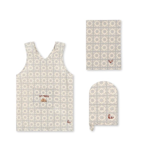 [KS4230] Kids Apron Set Petite Cuisine Konges Sløjd