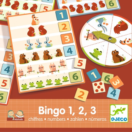 [DJ08258] Bingo 1, 2, 3 Numbers Djeco