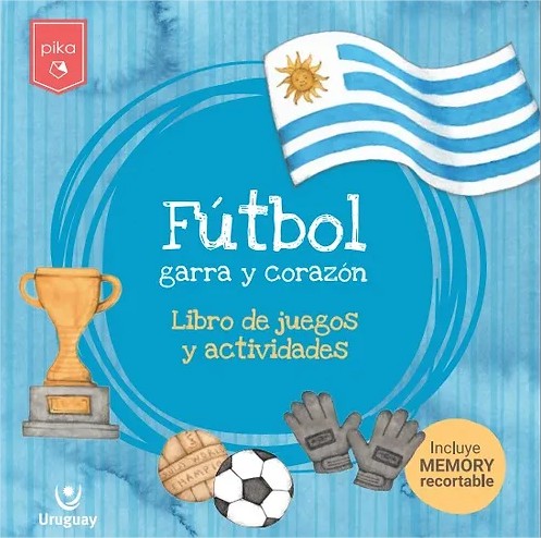 [L006] Libro actividades Futbol  - Garra y corazon Pika