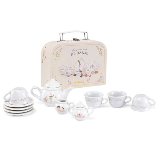 [667152] Tea Set La Petite Ecole De Danse Moulin Roty