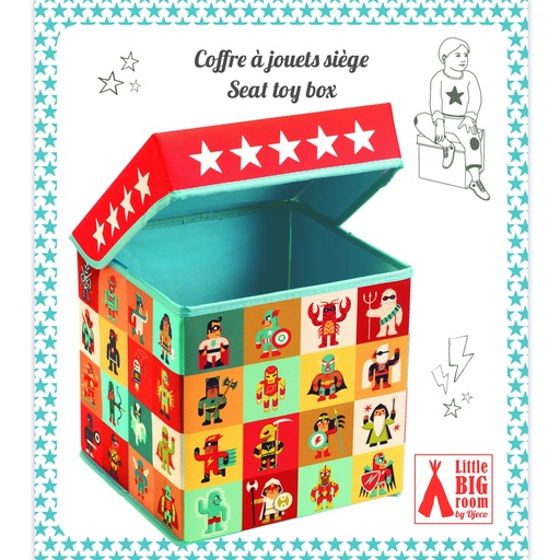 [DD04489] Seat Toy Box - Stars Djeco