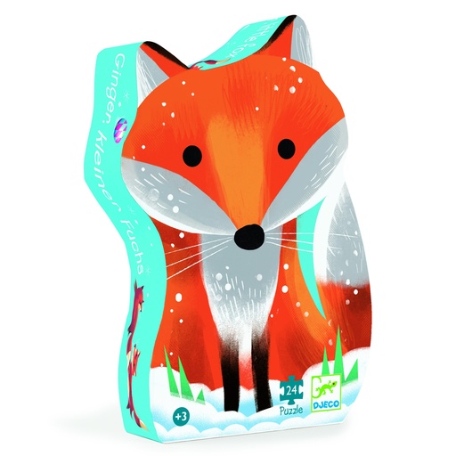 [DJ07285] Ginger, Little Fox - 24 Pcs Djeco