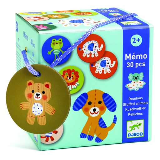 [DJ08264] Memo Stuffed Animals Djeco