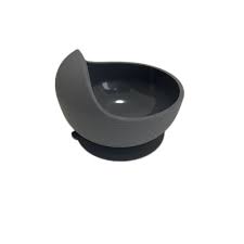 [608011943899] Bowl silicona con ventosa Grey Storki