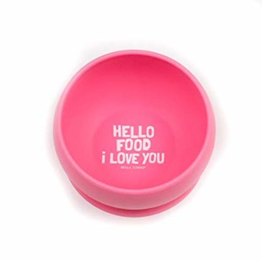 [819158024819] Bowl Hello Food I Love You rosa Bella Tunno