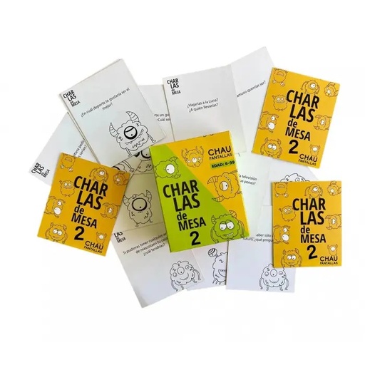 [7730992130463] Cartas Charlas de mesa 2 Chau Pantalllas