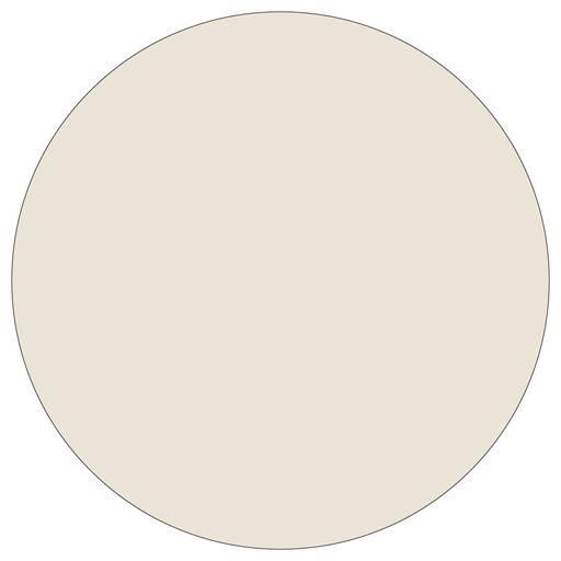 [INC-BE] Individual Liso Circular - Beige Mister Kook