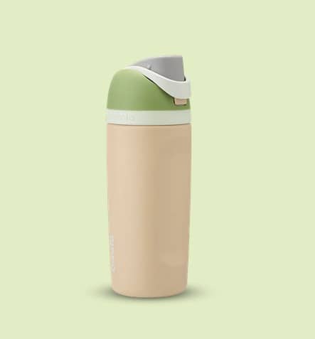 [847280080052] Botella termica Acero inoxidable Beige/Verde Owala