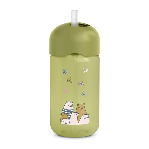 [8426420086752] Vaso de Pajita Bears Verde Suavinex