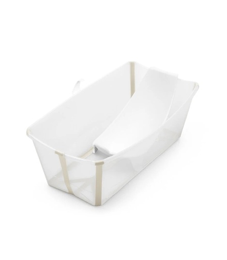 [7040355315124] Set bañito (bañito + soporte) - Transparente/Beige Stokke