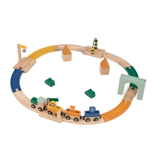 [36-740] Wooden Railway Set Trixie