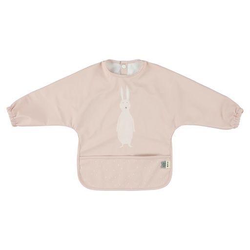 [96-332] Waterproof Long Sleeve Babero - Mrs. Rabbit Trixie