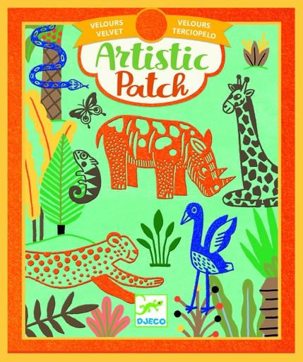 [DJ09471] Artistic Patch Velvet - Wilderness Design by by Djeco