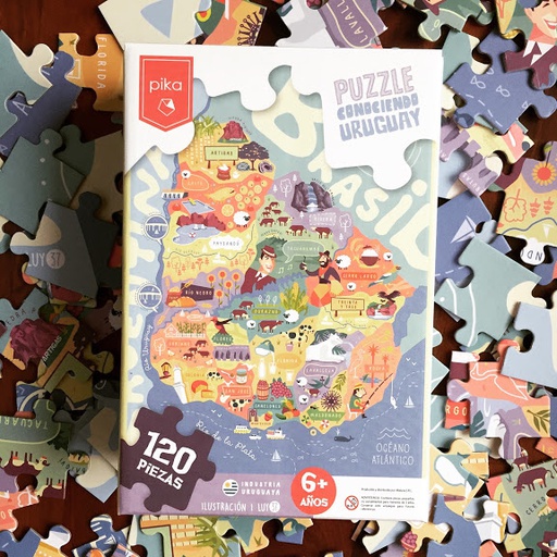 [PIKA12] Puzzle Uruguay 120pz Pika