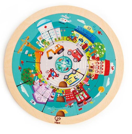 [6943478024021] Puzzle Circular - Trabajos Hape