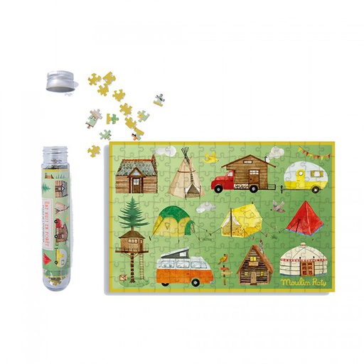 [712405] Mini Puzzle (150 Pcs) Une Nuit En Foret Moulin Roty