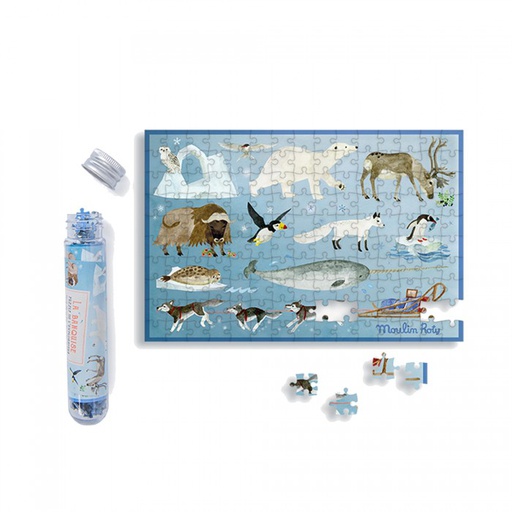 [712406] Mini Puzzles (150 Pcs) La Banquise Moulin Roty