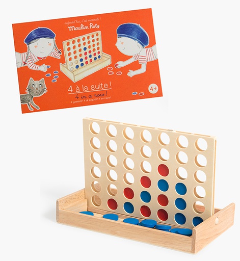 [713150] Juego 4 En Raya Mercredi Moulin Roty