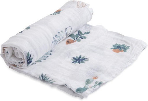 [UB0133] Cotton Muslin Swaddle x1 - Prickle pots Little Unicorn