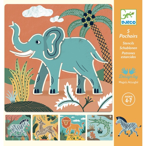 [DJ08916] Wild animals Design by by Djeco