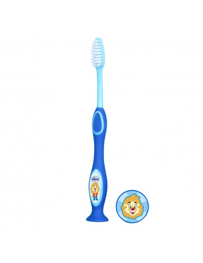 [8058664075218] Cepillo Dientes 3-6y Azul Chicco