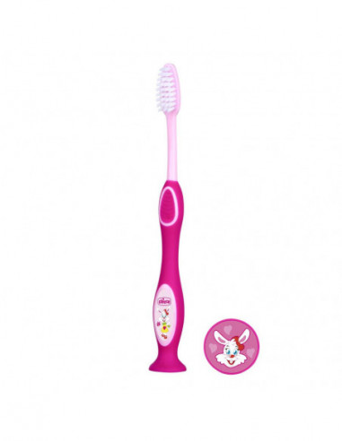 [8058664075201] Cepillo de dientes Rosado 3-6Y